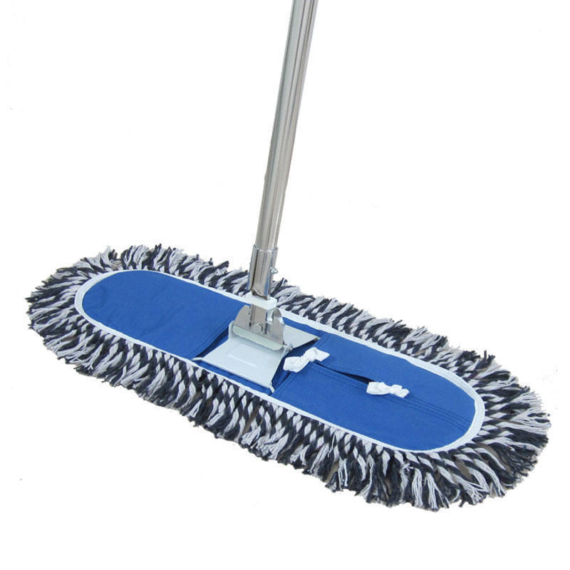 New arrival wet and dust sweeper floor square 360 rotating flat cotton microfiber mop