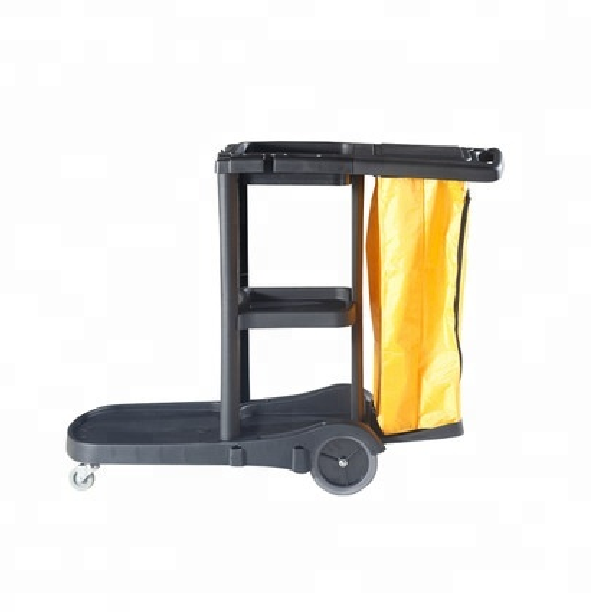 Commercial Cleaning Supplies Folding Cleaning Janitorial Cart Multifunction Janitor Housekeeping Carts Hotel Trolley