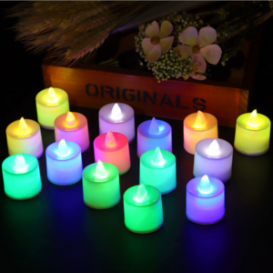 LED Candle Lamp Electronic Tea Light Candles Realistic Battery-Powered Flameless Lights For Home Bedroom Party Wedding Festival