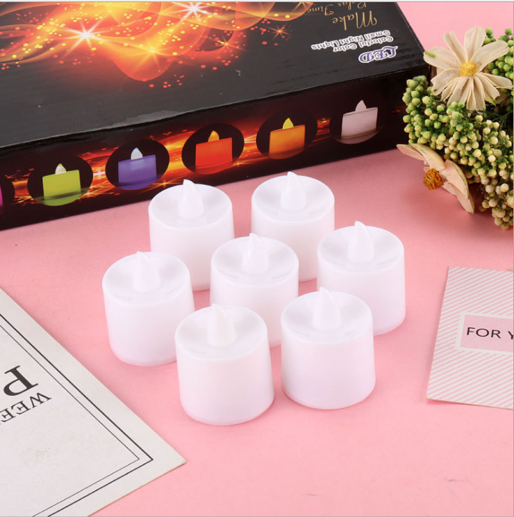 LED Candle Lamp Electronic Tea Light Candles Realistic Battery-Powered Flameless Lights For Home Bedroom Party Wedding Festival