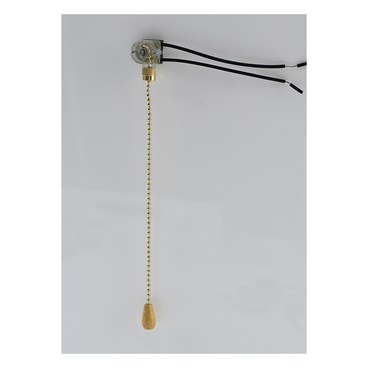 Universal Home Ceiling Fan Light Pull Chain Switch Brass Light Switches with remote control