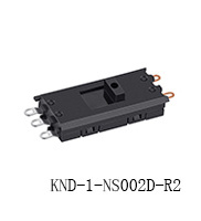 KND-1-NS002D-R2 4 position way slim slide switch for straight iron home appliances on off switch