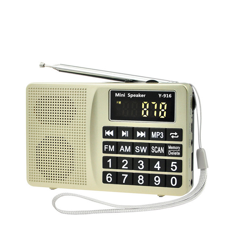 portable  AM FM SW radio  9 bands radio with bass speaker music box scan fm am sw radio