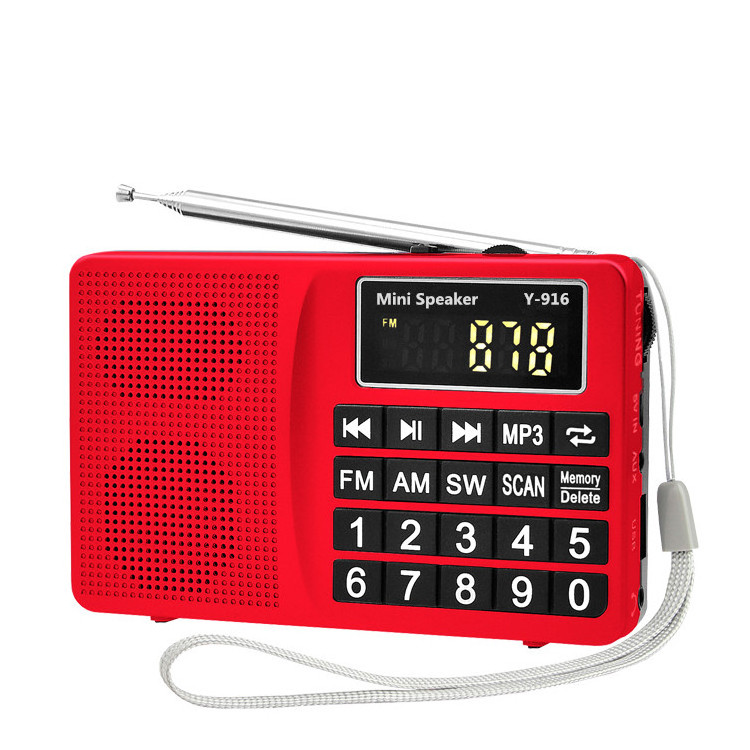 portable  AM FM SW radio  9 bands radio with bass speaker music box scan fm am sw radio