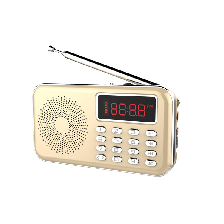 newest private model mini fm radio pocket  usb speakers digital fm radio support record function