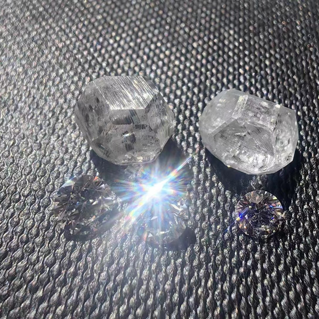 Wholesale 3.5~11 carat cvd rough diamond lab grown rough diamonds loose diamond