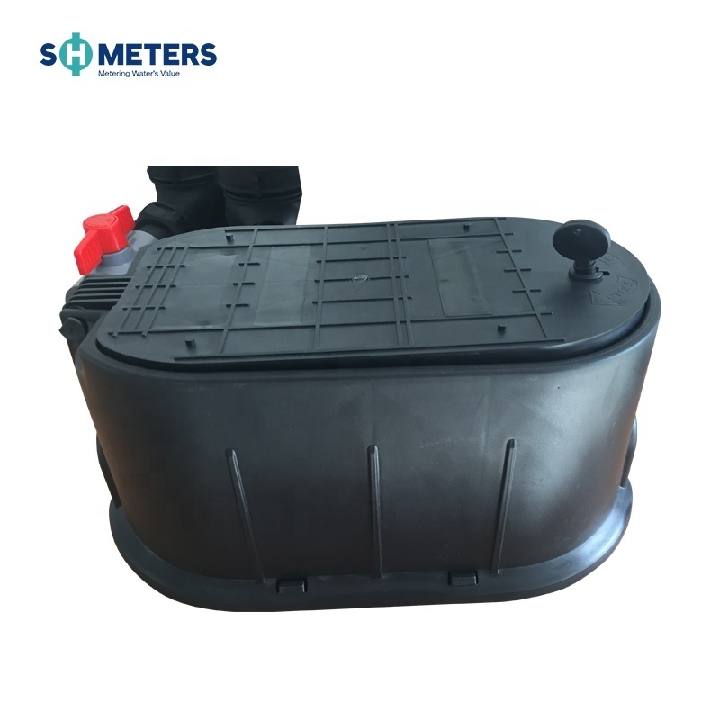 DN15~DN32 Dry Dial Class B Plastic Water Meter Box for smart water meter casing