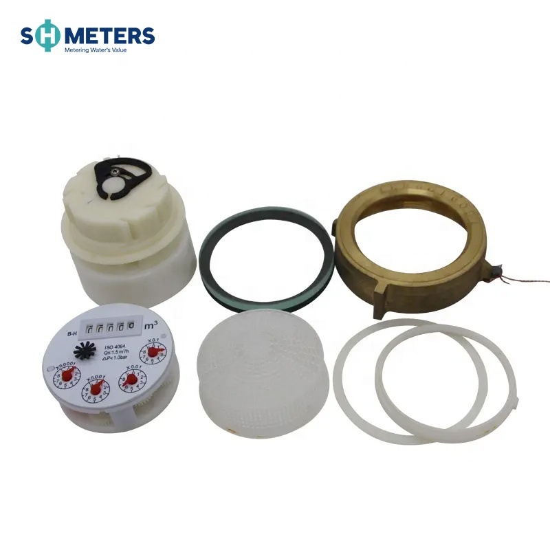 DN15mm multi jet plastic water meter mechanism part