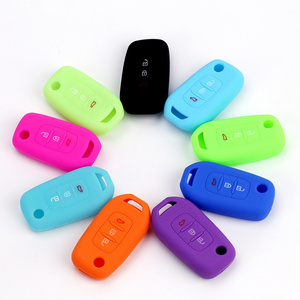 Car accessories 2022 key fob case Cool design silicone car key remote bag rubber key protector for vehicle