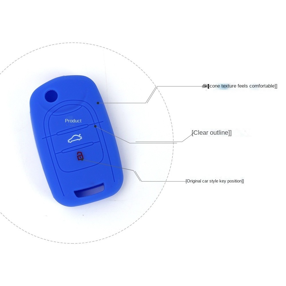 Car accessories 2022 key fob case Cool design silicone car key remote bag rubber key protector for vehicle