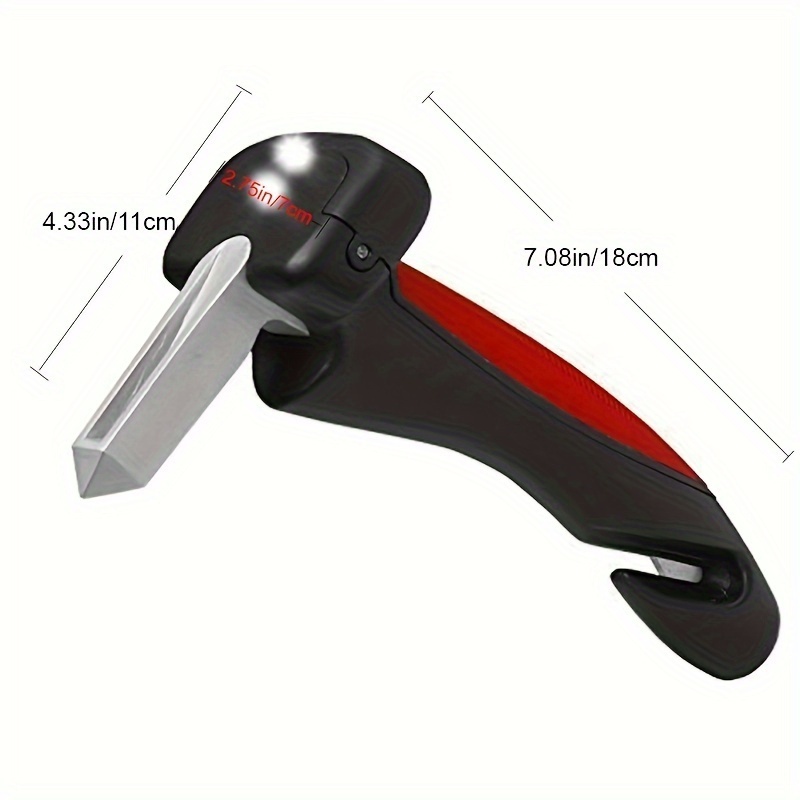 Car Handle Assist for Elderly Vehicle Emergency Escape Tool, Equipped With Window Breaker, Seat Belt Cutter, LED Flashlight