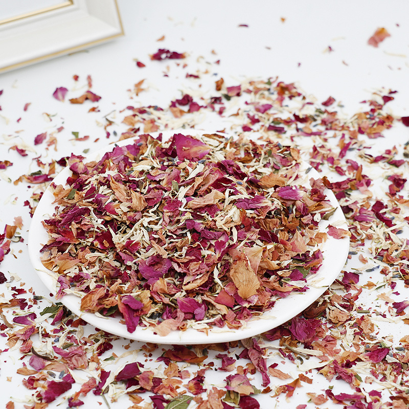 100% natural wedding confetti ELOMAN dried flower petals pop wedding and party decoration biodegradable rose petal confetti