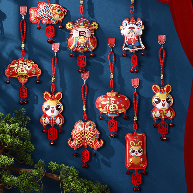 Chinese New Year Decorations 2024 Lunar New Year Dragon Pendant Spring Festival Chinese Knot Hanging Ornaments supplies