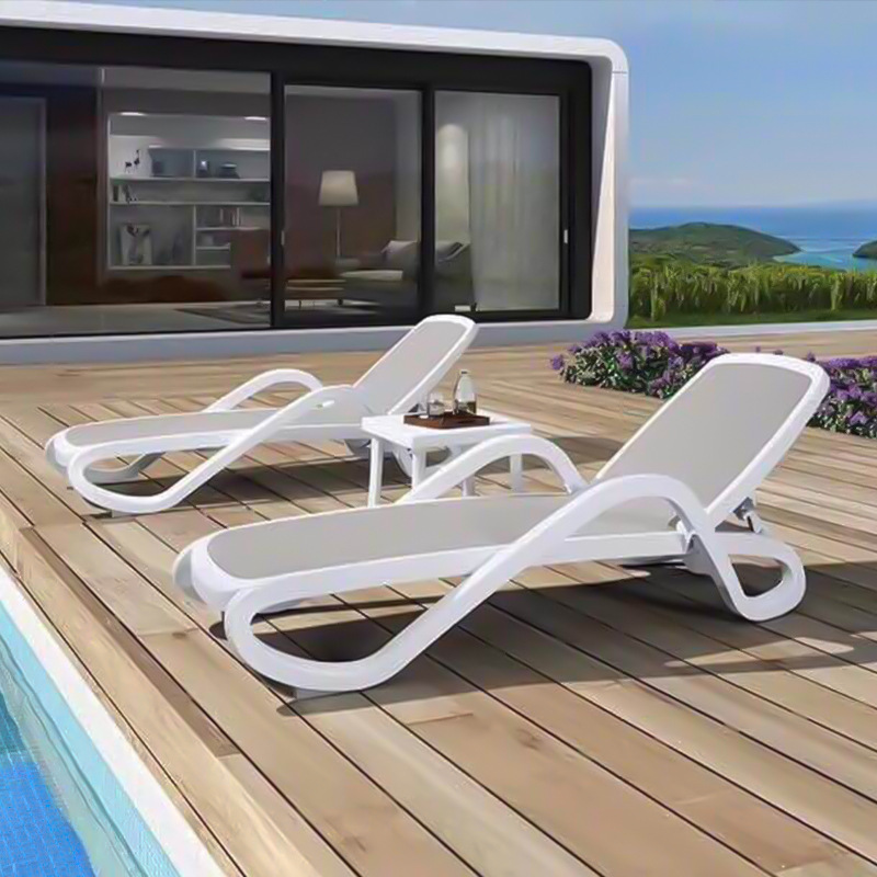 Best Quality Outdoor Coastal Leisure Chair Sun Lounger for Beach Pool Customized Sauna Room Sleeping Bed Boutique Rest Chair