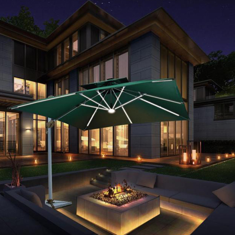 Customized Professional Customizable and Foldable Outdoor Heavy Duty Cantilever Patio Umbrella - Ideal for Villa Beach