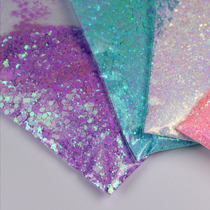 Pet Iridescent Bottled Holographic Chunky Mixed Glitter Bulk Loose Glitter Powder