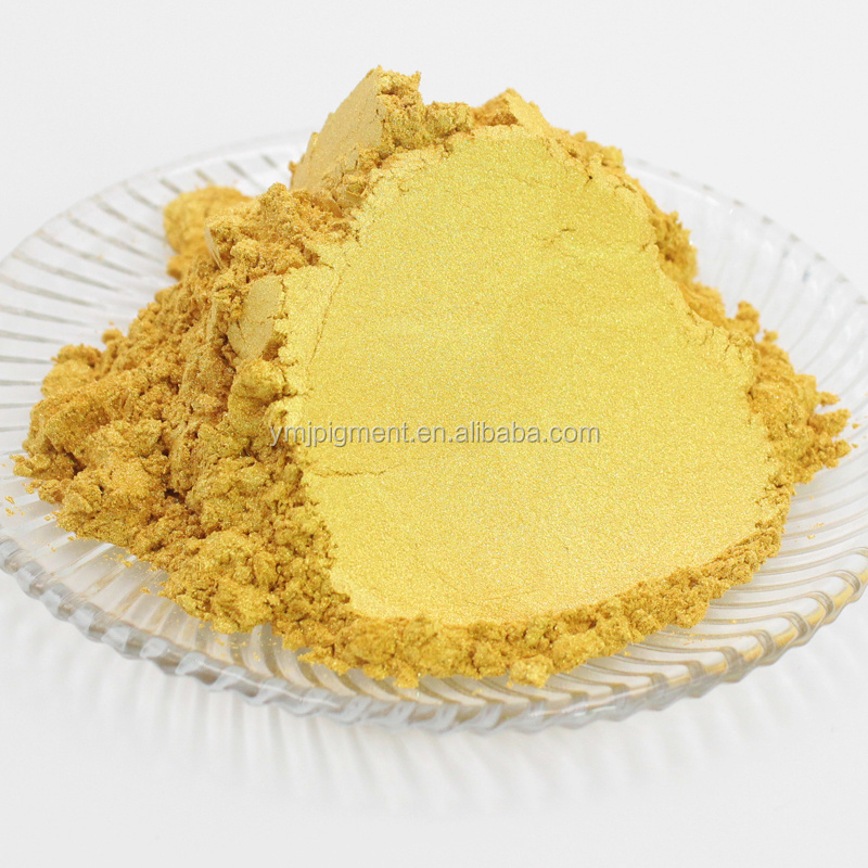 Metallic Pearl Gold Powder for Coating, Gold Pearl Pigment for Furniture Paint, Wall Paint