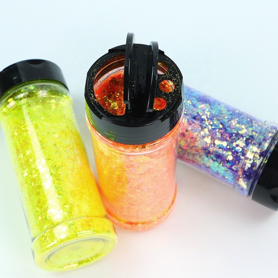 Wholesale Sublimation Mug Glitter Bulk Iridescent Rainbow Neon Fine Glitter For Tumblers