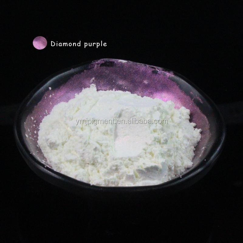 Super Flash Glass Flake Diamond White Luster Pearl Pigment Powder for Leather Paint