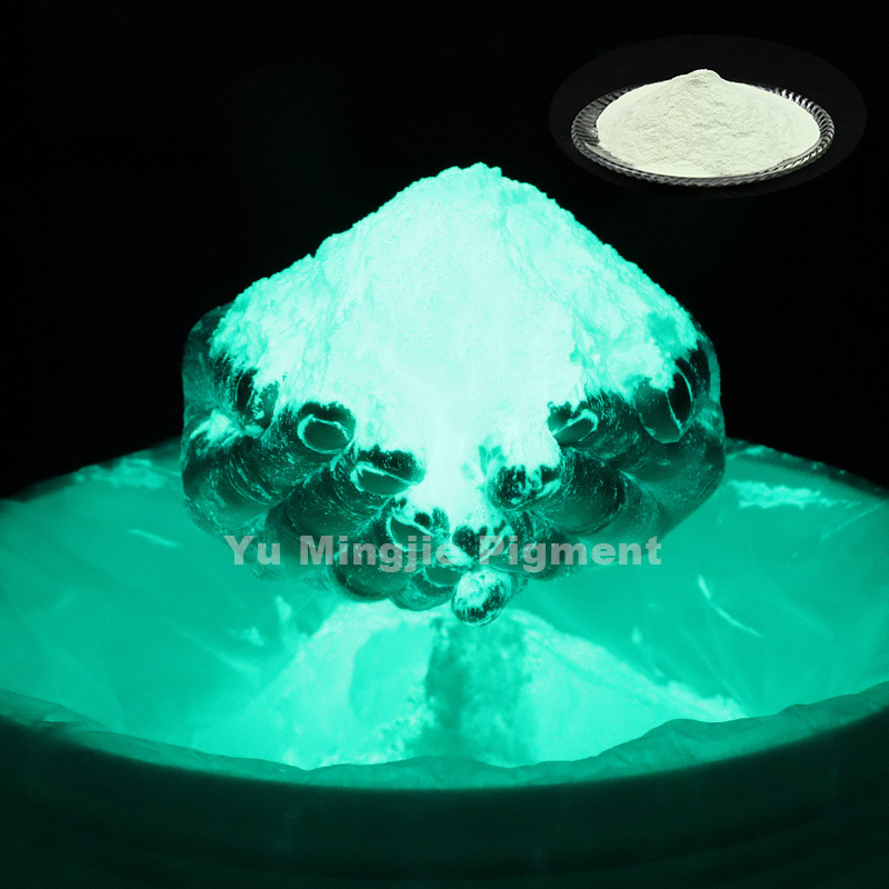 High Brightness Glow In The Dark Paint Pigment Resin Inks Coating Luminous Strontium Aluminate Pigment Powder