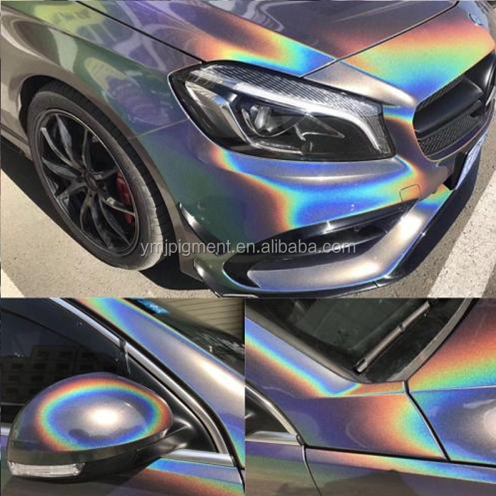 High Quality Rainbow Silver Chromium Pigment Powder Hologram Holographic Pigment Powder for Car Paint