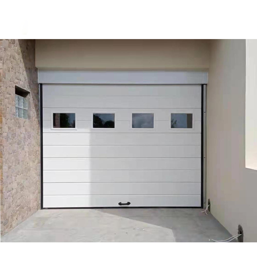 Wholesale Low Price Commercial Aluminum Windows Glass Design Bifold Automatic Garage Door