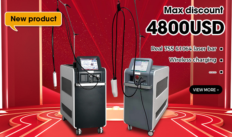 2024 Best Gentle 1064nm ND Yag Laser Epilation Max 755nm Can Alex Laser Hair Removal Alexandrite Laser