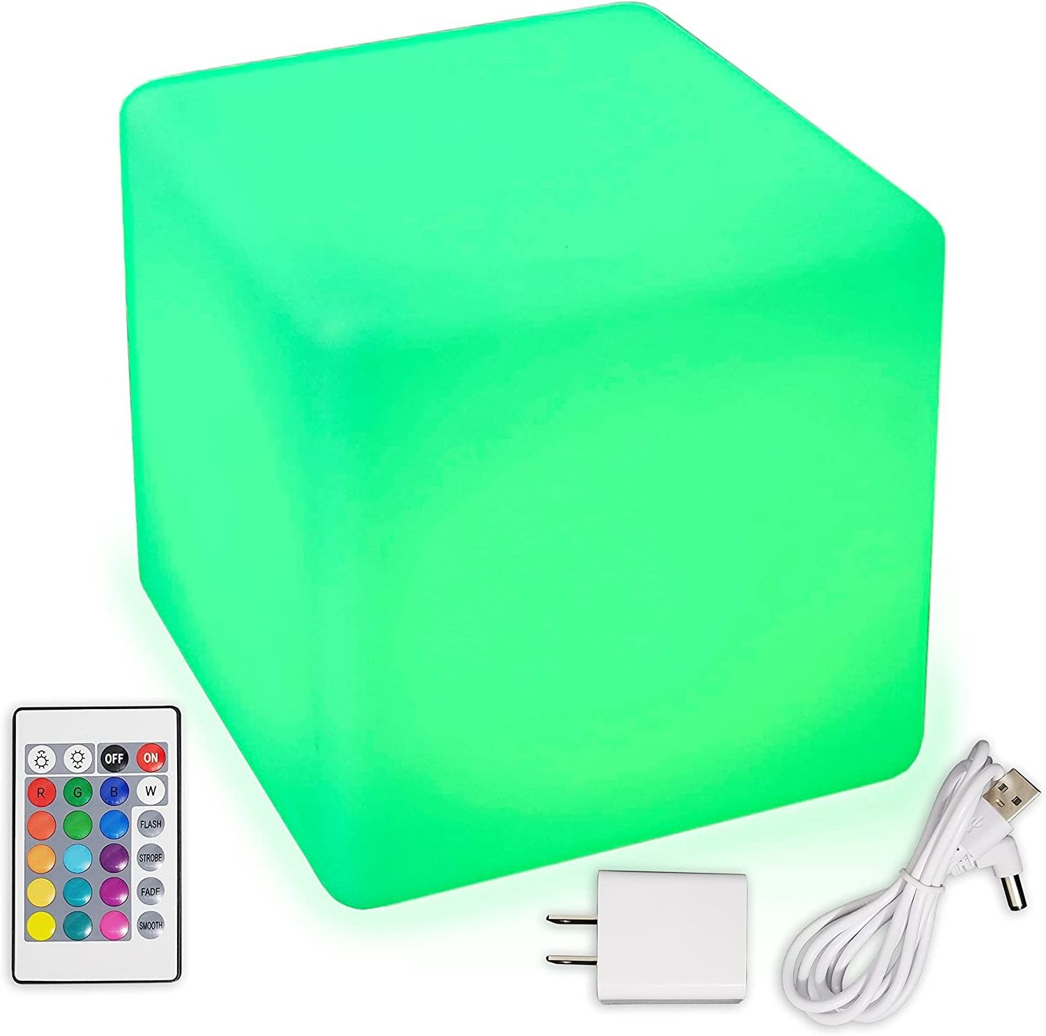 Multi Color 16 Inch LED Global Light Cube Decorative Glow Waterproof ...