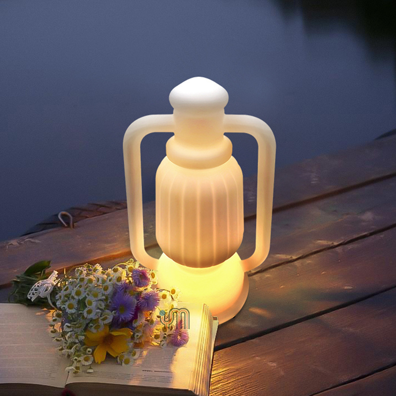 YM Storm Lantern Camping Light Portable Multi Function Travel PE Plastic Outdoor Lighting IP67