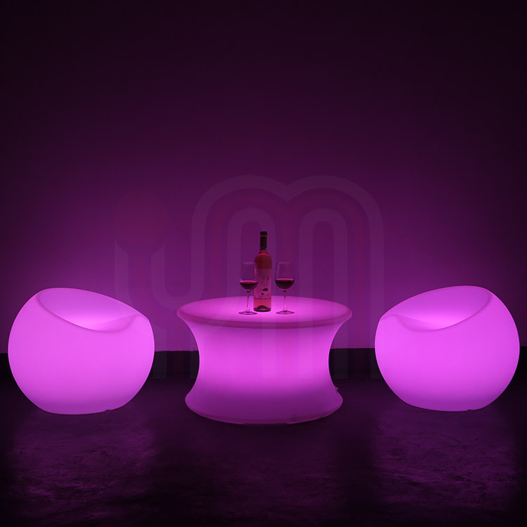 Illuminated LED Nightclub Bars and Light Up Tables