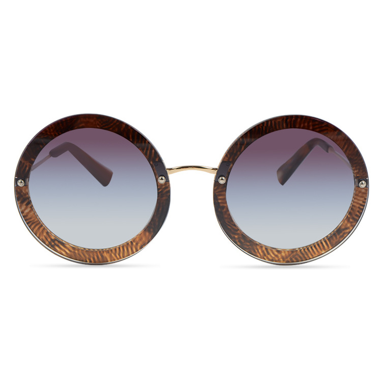 2023 YMO Shenzhen Polarized Acetate Round Frame Sun Glasses Metal Sunglasses For Wholesale