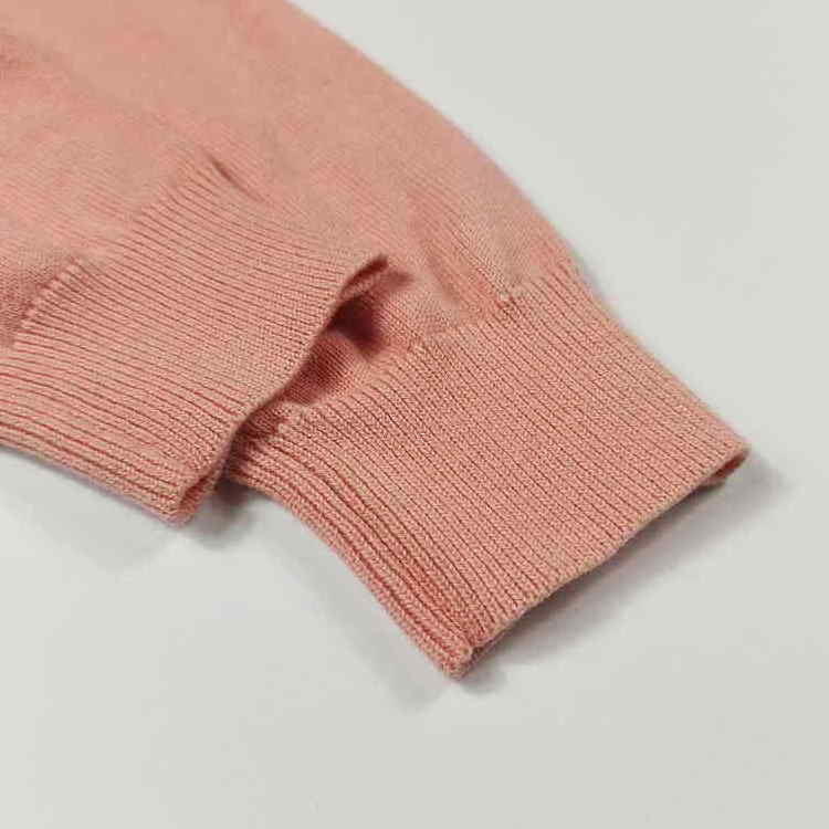 women Long Sleeves pullover sweater Crew Neck trebdy Elastic Cuffs Loose Loose Solid Color Ribbed Hem spring little stretchy