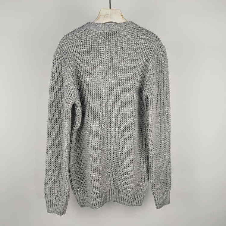 men Long Sleeves pullover sweater Crew Neck soft Elastic Cuffs Breathable Loose Solid Color Ribbed Hem fall adorable Top