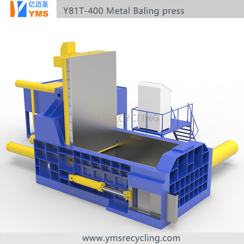 Steel Baling Machine Horizontal Baler For Waste Paper Hay Bale Making Machine