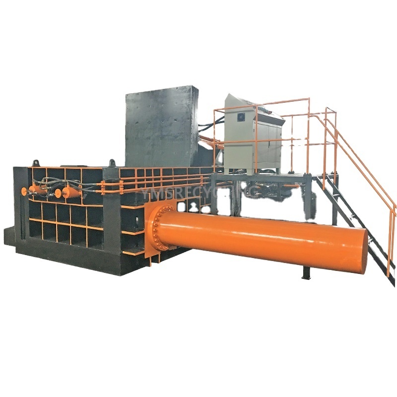 Steel Baling Machine Horizontal Baler For Waste Paper Hay Bale Making Machine