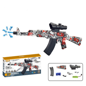 AK47 AKM M416 Water Gel Gun toys Splatter Ball Gun Electric Kids Outdoor Toy Plastic Guns