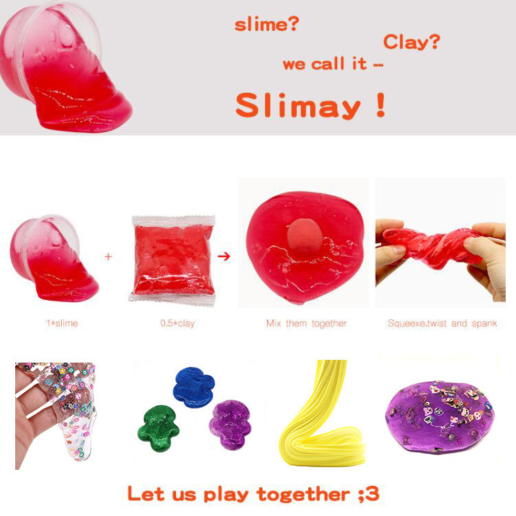 Slime Kit for Girls Boys Kids, DIY Fluffy Cloud Clear Butter Glitter Glow in Dark Slime Kits Includes 24 Premade Slime Clay Gift