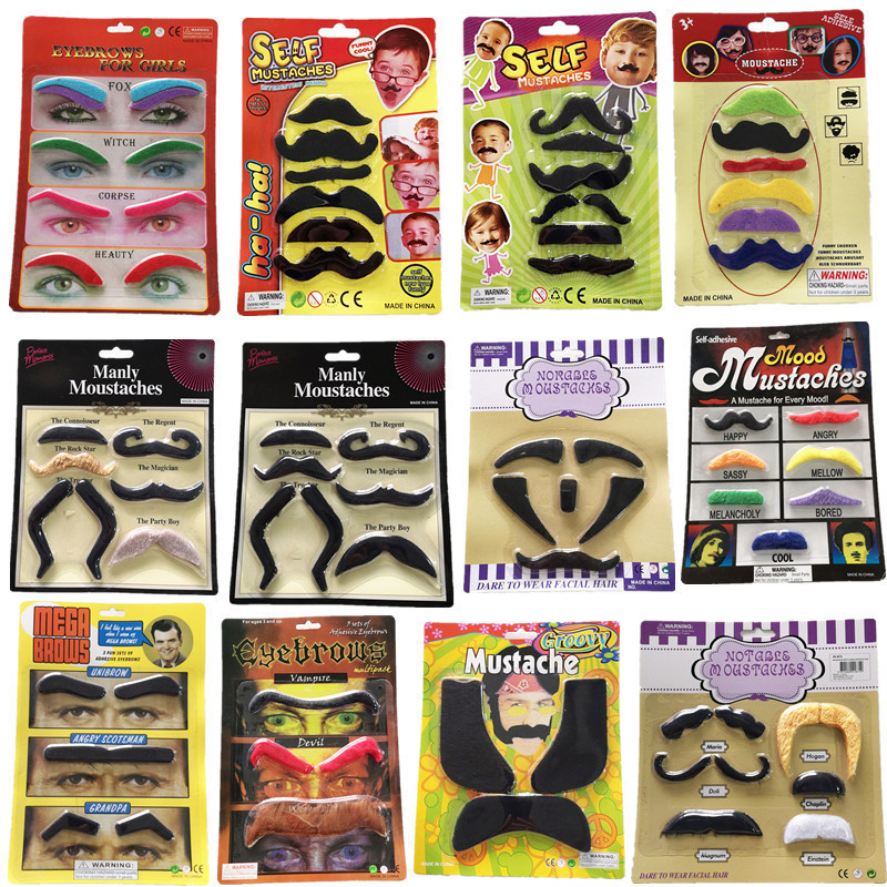 Cosplay Costume Halloween Decor Props Mustache Fake Beard For Sale