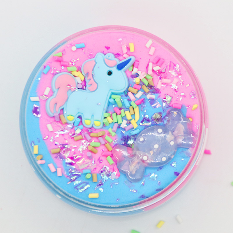 Diy Slime Air Plasticine Clay Earrings Polymer Handmade Slime Making Kit Unicorn Stress Relief Toys