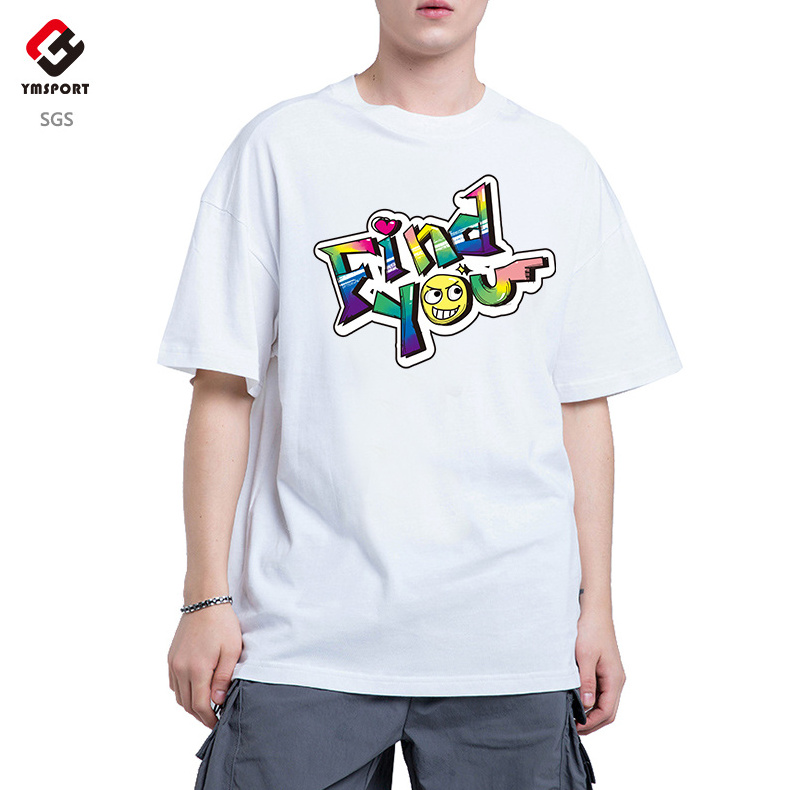 OEM/ODM service custom clothing Mens T Shirt Hip Hop Front short back long oversized For Men Fashion tshirts Summer Tee Tops