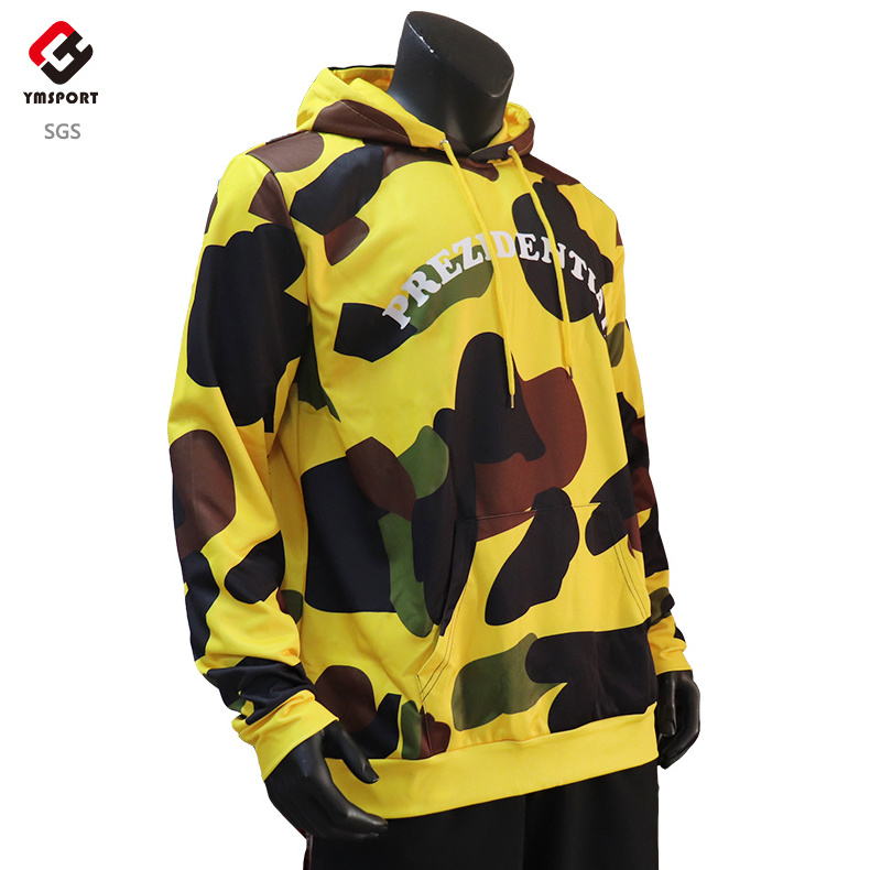 2022 camo cotton terry brush hoodies without zipper hoodies