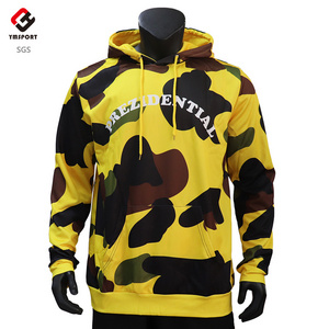 2022 camo cotton terry brush hoodies without zipper hoodies