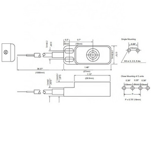 YAMATA magnetic proximity switch DPRI-01 with cable  new original goods  From idec