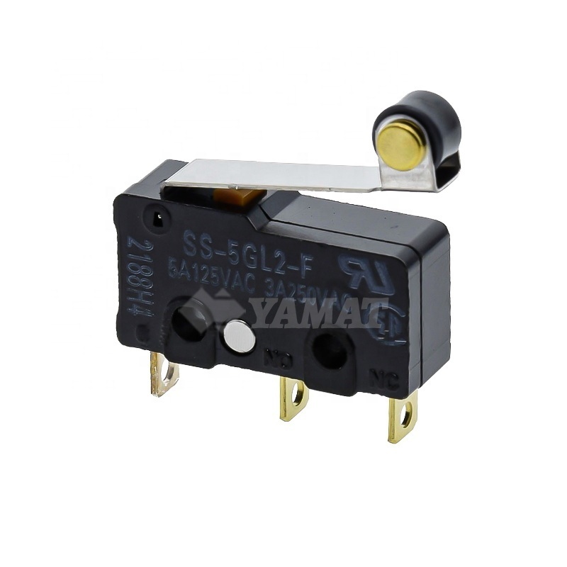 YAMATA Interruptores SS-5GL2-F Button Pusher Porcelain Brass Toggle Liquid Level Transfer Switches  Original Pin CE 5A 16a