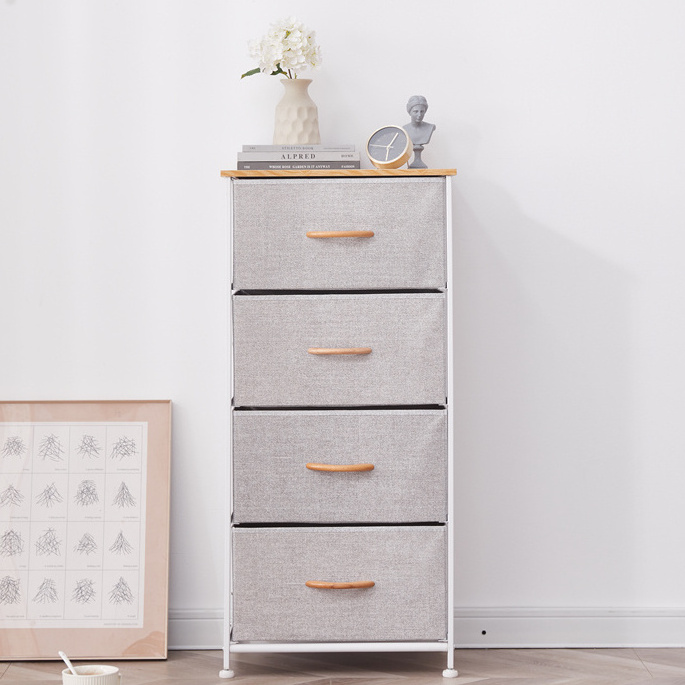 Multi Purpose Kids Storage Cloth Chest Of Drawers Tower Organizers Cabinet Closet For Clothes