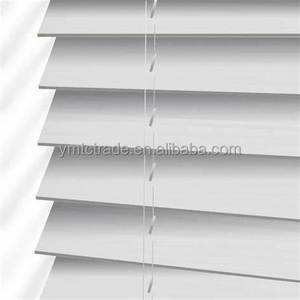 50mm paulownia Slats Real Wooden Blinds 2'' Timber Venetian Blinds with Ladder String Tape