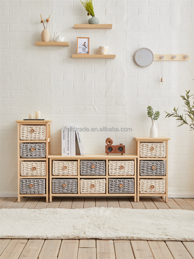 wooden bedside table small custom drawers living room sofa side cabinet