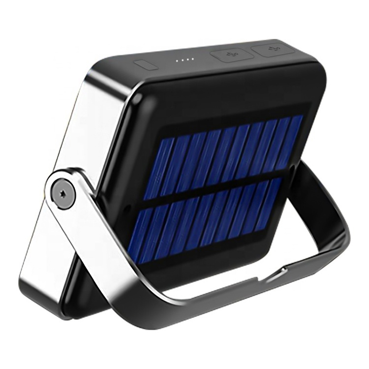 Multifunctional Solar Outdoor Camping 360 Light Power Bank SOS Warning Light USB Portable Charger Solar Power Bank Fast Charging