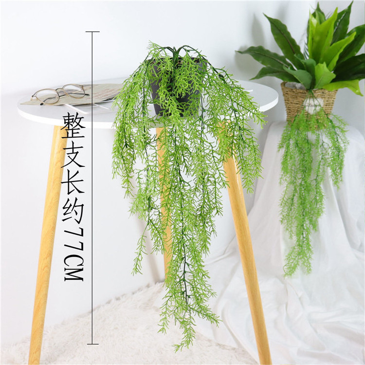 Hot Sale Artificial Plastic Vine Plant for Home Party Wedding Decoration Christmas Mother's Day Easter Wall Hanging Simulation