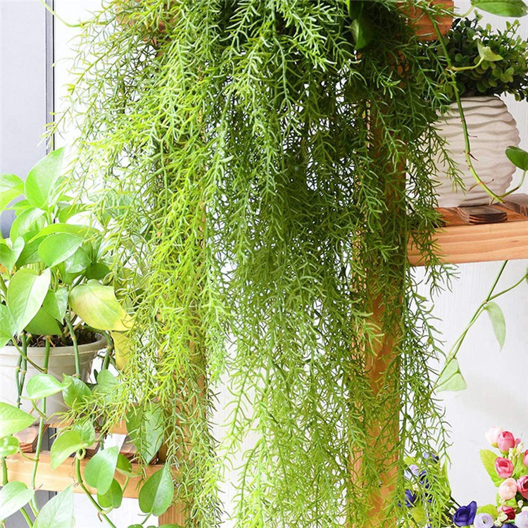 Hot Sale Artificial Plastic Vine Plant for Home Party Wedding Decoration Christmas Mother's Day Easter Wall Hanging Simulation